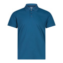 T-SHIRT CMP POLO PIQUET PETROLEUM