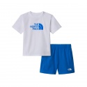 SET TNF KID COTTON SUMMER WHITE HERO BLUE