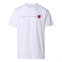 T-SHIRT TNF NEVER STOP EXPLORING REGULAR WHITE
